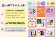 Neon Retro Canva Instagram Puzzle, a Social Media Template by Guavamelo Studio (Thumbnail 5 of 16)