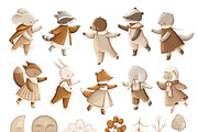 Vintage nursery. Baby collection, an Animal Illustration by polikarpovaart (Thumbnail 16 of 18)