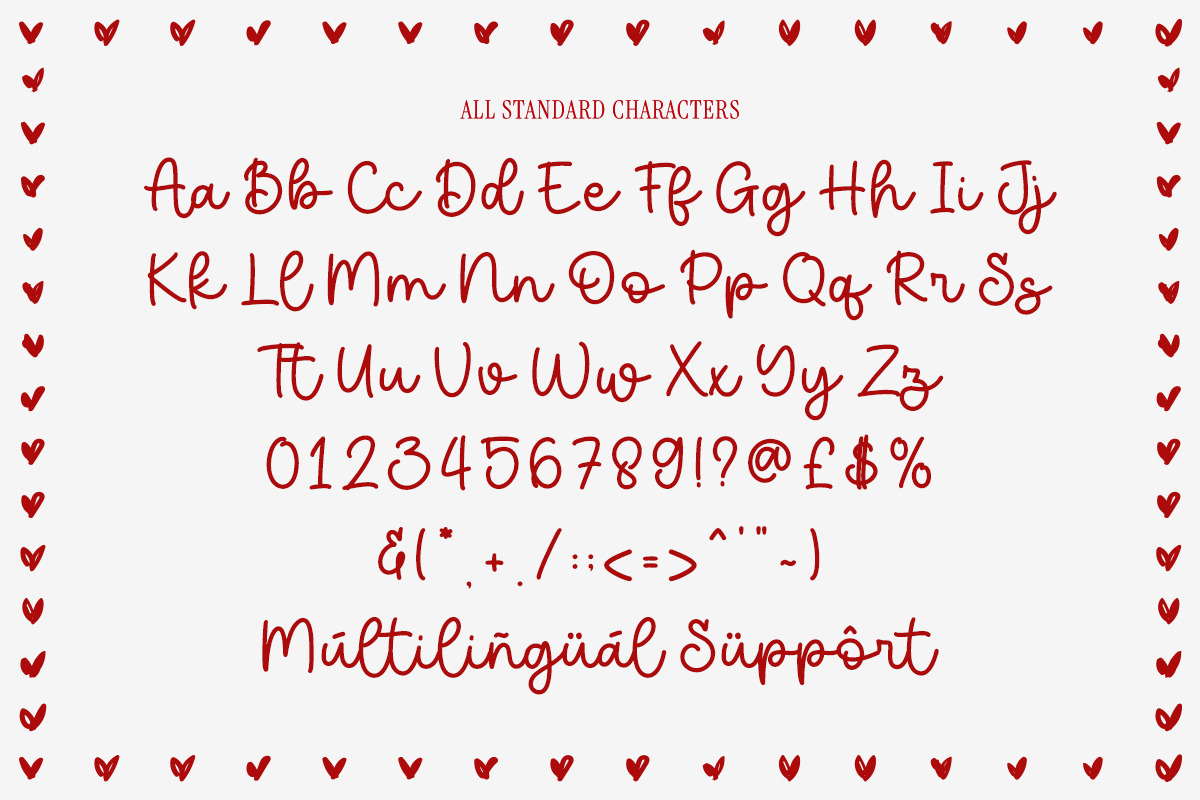 I Love You, a Handwritten Font by Mozatype (Photo 8 of 10)