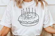 Whimsical Birthday Doodle SVG Bundle, a Seasonal Illustration by Rose Art (Thumbnail 2 of 5)