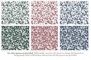 Tropical Parrot Toile de Jouy Print, a Background Graphic by Hughes Studio (Thumbnail 2 of 8)