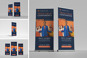 Rollup Banner Mockup, an Advertising Mockup by Creative_A23