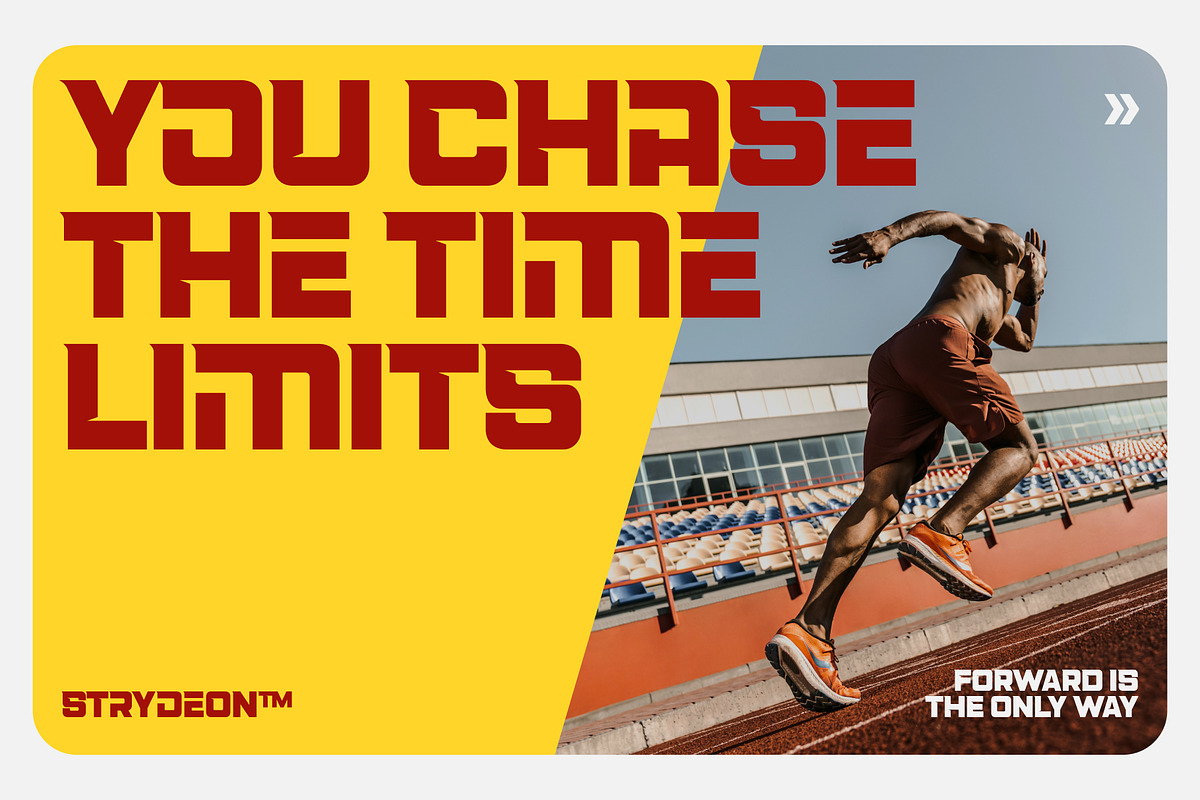 234 Sec – Sport Headline Display, a Sans Serif Font by Casloop Studio (Photo 3 of 10)