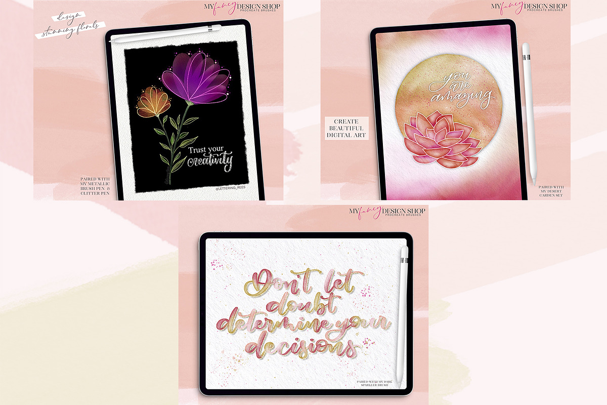 Procreate Watercolor Brush Bundle, a Brush Add-On by My Fancy Design Shop (Photo 3 of 8)