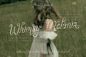 Whimsy Melonia – Whimsical Font