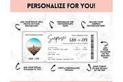 EDITABLE Boarding Pass Template, a Templates & Theme by Templatables (Thumbnail 4 of 8)