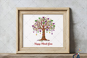 Coquette Mardi Gras Tree Png, an Illustration by Creative Art (Thumbnail 2 of 6)