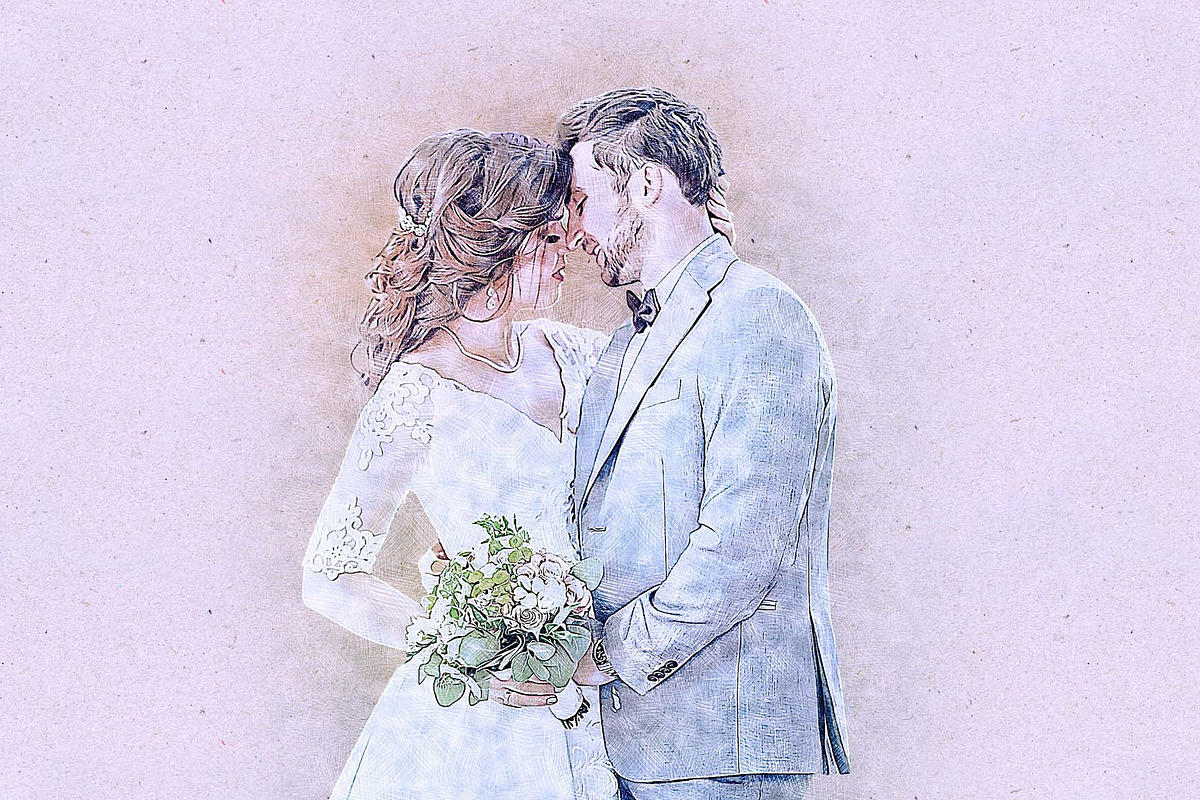Fine Art Sketch Drawing Action, an Action Add-On by Photoshop Action (Photo 3 of 10)