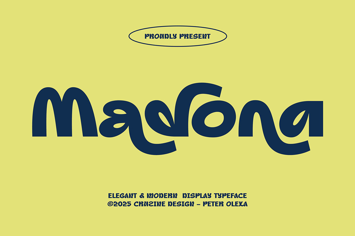 Madona, a Sans Serif Font by Cruzine (Photo 1 of 10)