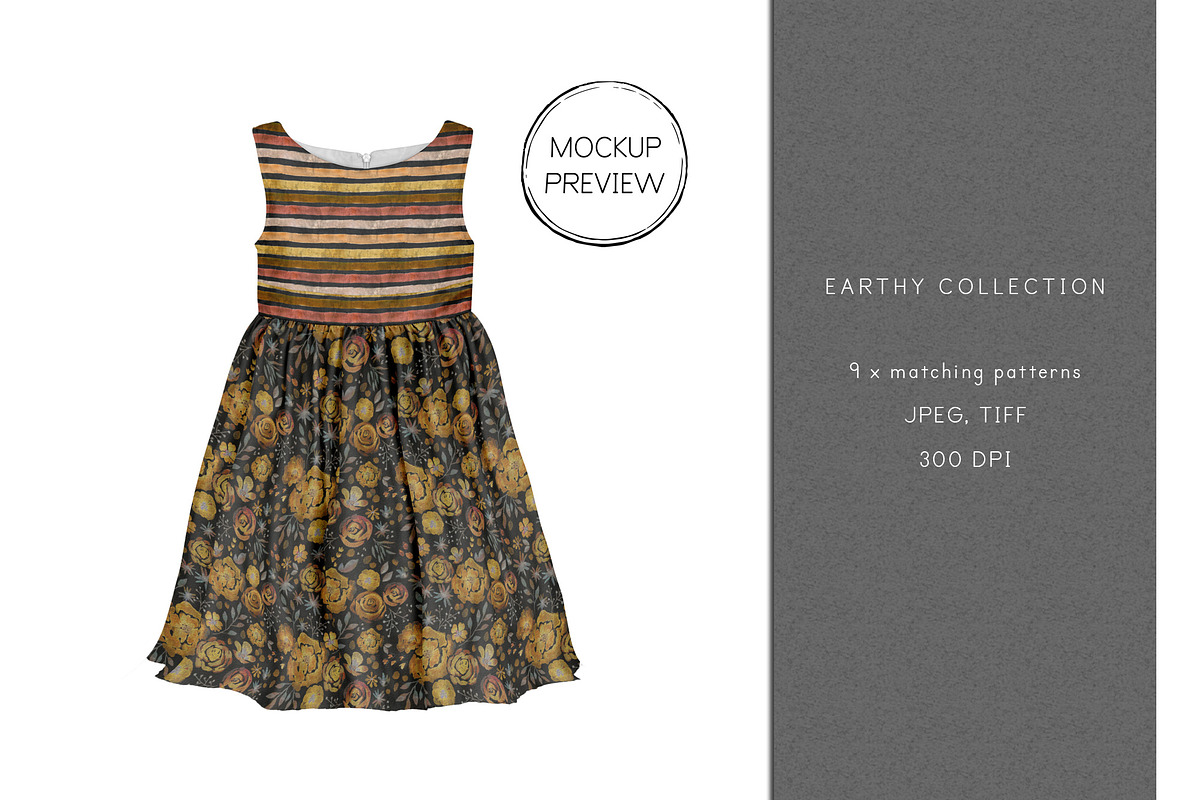Earthy Collection Seamless Patterns, a Pattern Graphic by Tatra Cottage Designs (Photo 3 of 4)