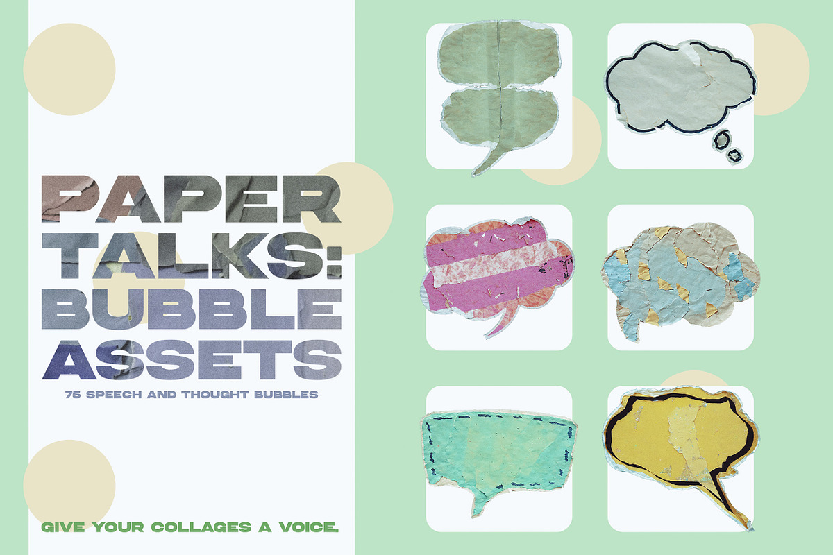 PaperTalks – 75 Speech Bubbles, an Object Graphic by Megan Aili Designs (Photo 5 of 10)