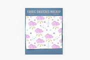Cute lavender sleeping cloud Pattern, a Pattern Graphic by Waterystrokes (Thumbnail 3 of 3)