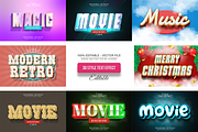 3D Text Effects Collection Vol 33, a Graphic by Aglonemadesign (Thumbnail 1 of 9)
