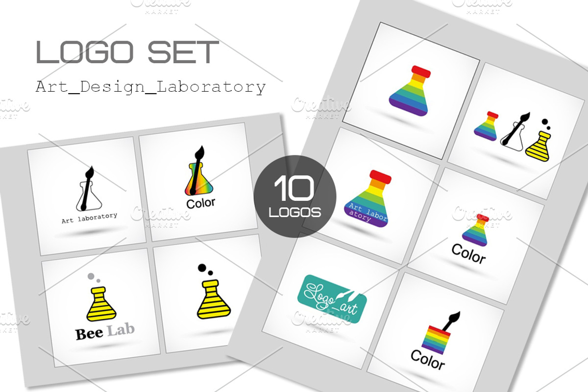 Logo art set, a Branding & Logo Template by A.Lila