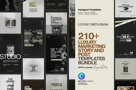 Canva Social Media Bundle, a Social Media Template by Prapti Design