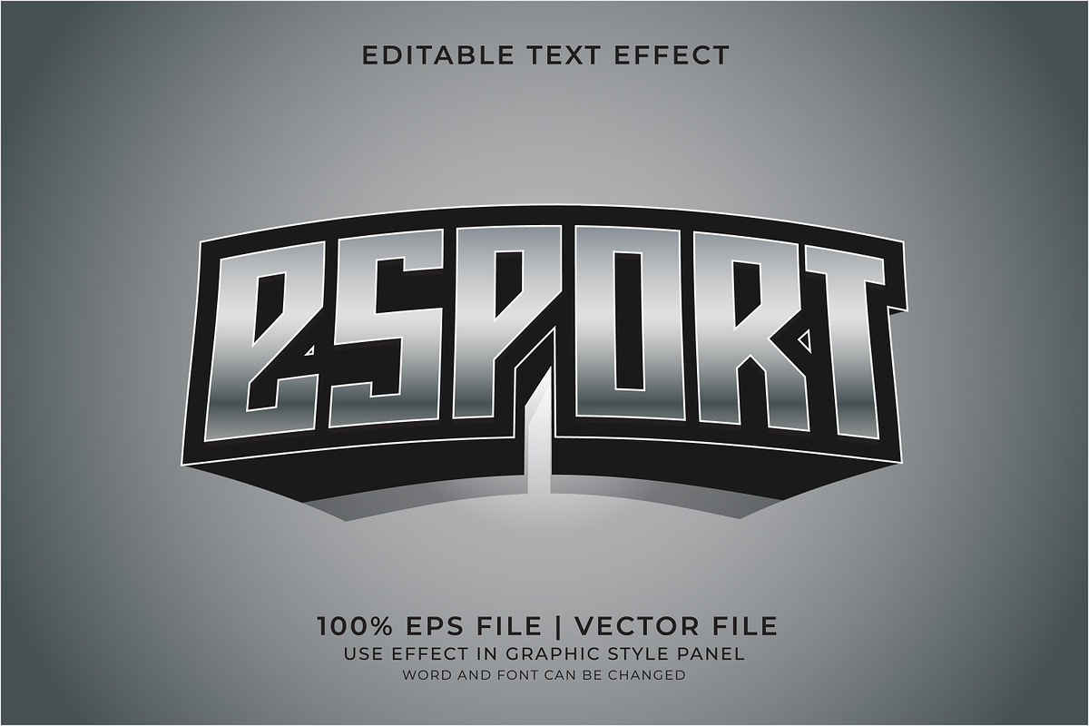 E-Sport Text Effects Bundle 1, a Layer Style Add-On by WM48 Shop (Photo 7 of 7)