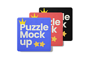Kids Puzzle Mockup set, a Merchandise Mockup by DSNA Mockup (Thumbnail 3 of 3)