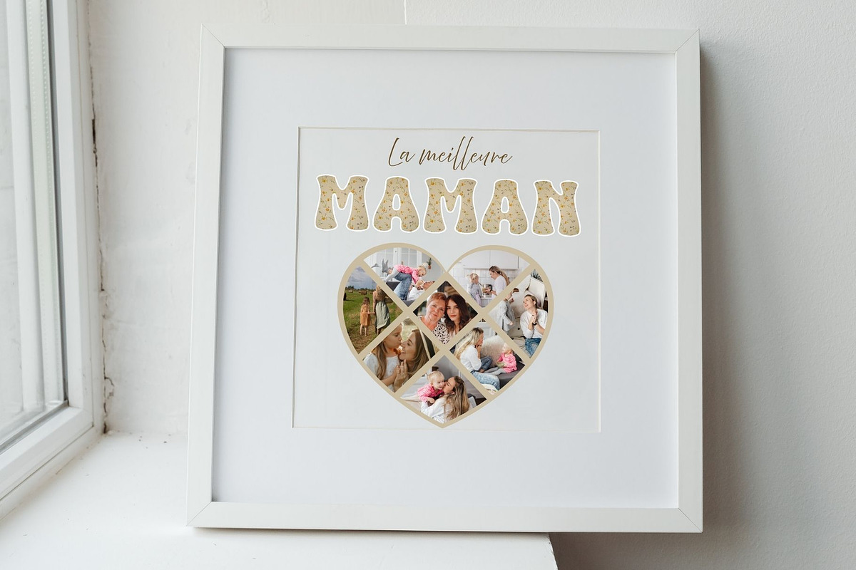 Mother’s Day Photo Collage Canva, a Design Template by GraphiCarola (Photo 5 of 6)