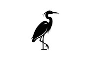 50 Heron Crane Silhouette Bundle, an Illustration by Amazin_art (Thumbnail 4 of 39)