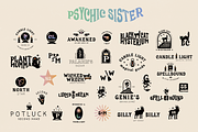 Psychic Sister Mystic Logo Brand Kit, a Branding & Logo Template by Dynamo Ultima (Thumbnail 12 of 21)