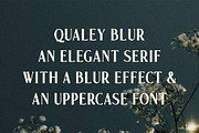 Qualey Blur, a Serif Font by Craft Supply Co. (Thumbnail 2 of 8)