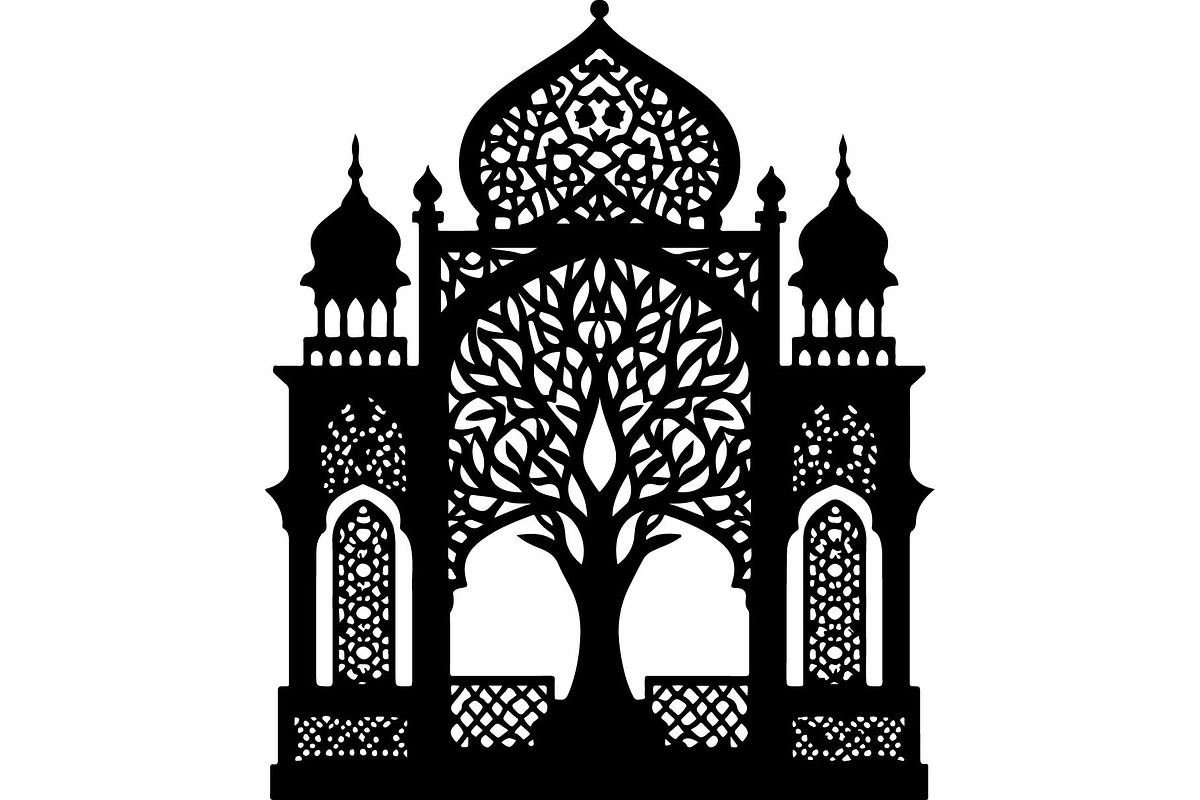Black Mandala & Nature SVG Bundle, an Object Graphic by Designer_Momina (Photo 8 of 13)