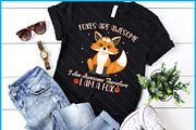 Foxes Are Awesome Cute Fox SVG, a Graphic by Creativeusart (Thumbnail 1 of 4)