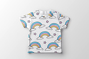 Vector unicorns set, 4 vector seamle, a Pattern Graphic by Olena Halahan (Thumbnail 2 of 5)