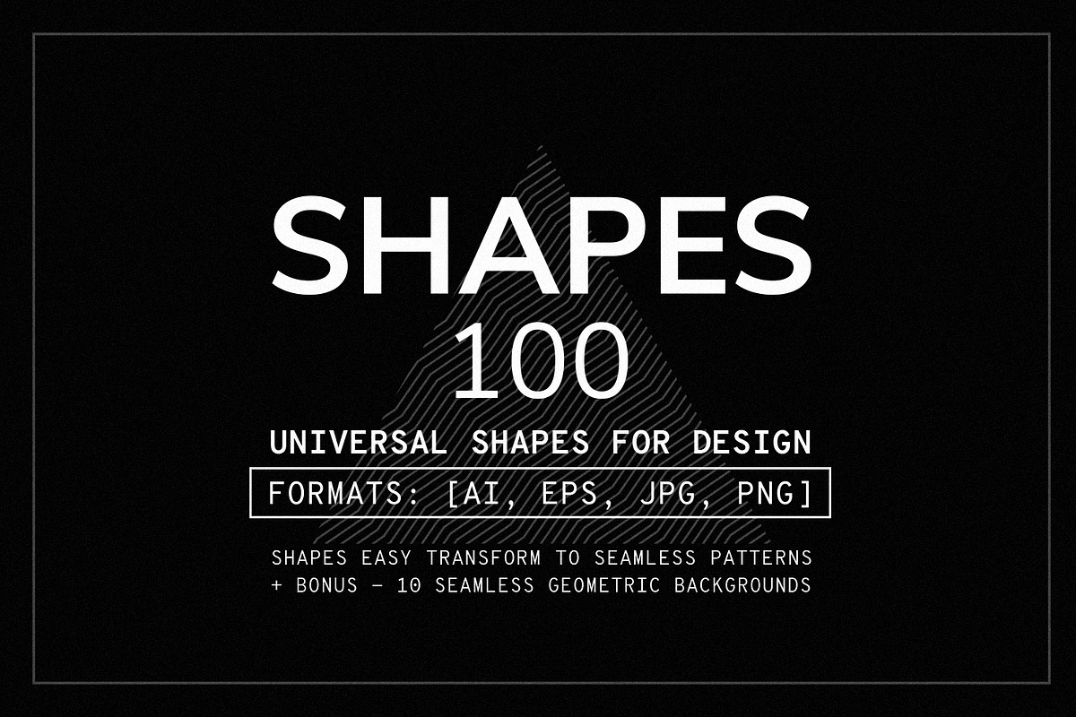 100 geometric shapes, an Object Graphic by Vanzyst (Photo 3 of 6)