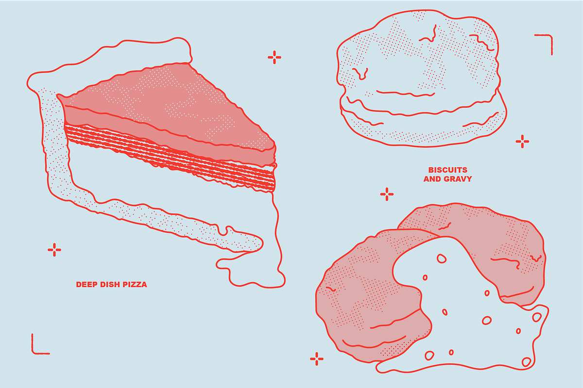 American Food Vector Illustrations, a Food Illustration by TheFoodAtlas (Photo 6 of 19)