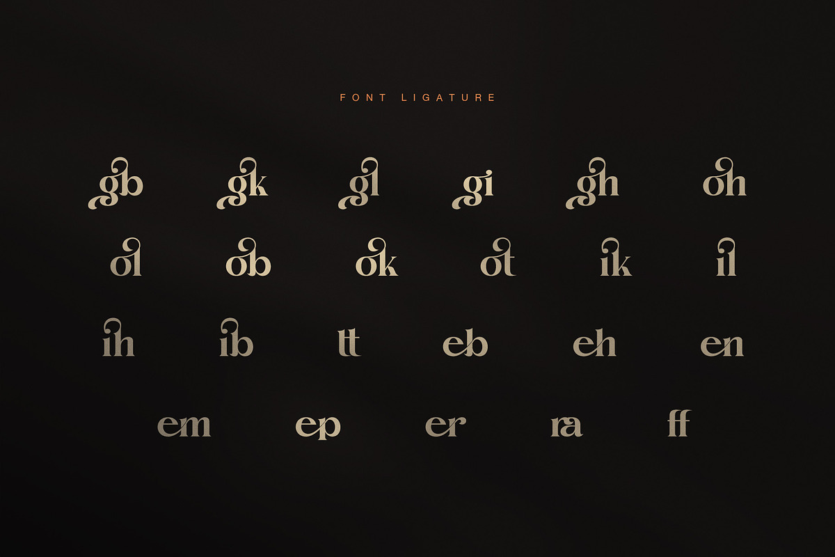 Maglin Elegant Serif Font, a Serif Font by Graphicxell (Photo 8 of 8)