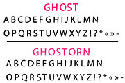 Ghost and GhosTorn Font (2in1)75%OFF, a Sans Serif Font by pashigorov (Thumbnail 7 of 7)