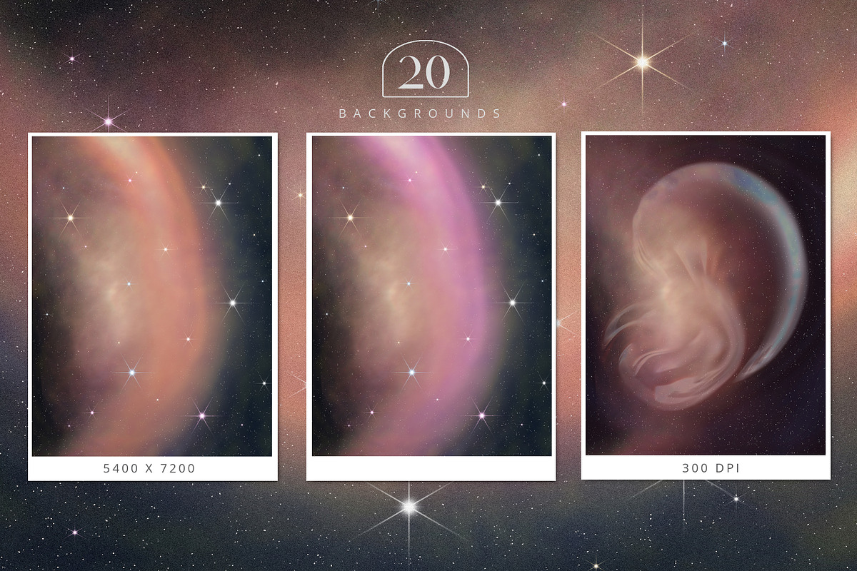 Universe Creator Backgrounds Shapes, a Texture Graphic by Cat In Colour (Photo 11 of 17)