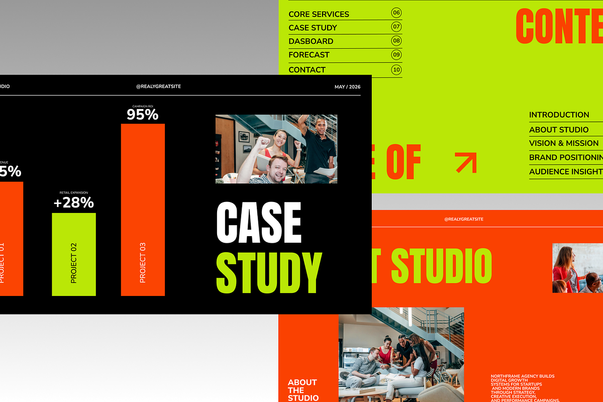 Creative Agency Presentation, a Presentation Template by adoestudio (Photo 4 of 7)