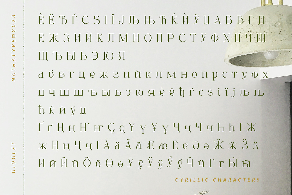 Gidglet, a Serif Font by Nathatype (Photo 9 of 10)