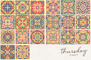 38 mandalas pattern, a Pattern Graphic by Thursdaypaper (Thumbnail 2 of 3)