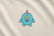 Cute Monster Illustration, a Decorative Illustration by Vectorium Studio (Thumbnail 3 of 3)