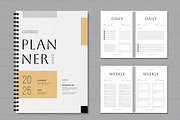 Planner Template Layout, a Stationery Template by MightyDesign (Thumbnail 2 of 7)