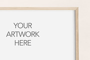 Landscape Wood Frame Leaning Mockup, a Household Mockup by OakstoneCreative (Thumbnail 4 of 5)
