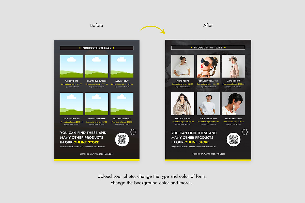 Fashion Black Friday Flyer Template, a Flyer Template by artbart (Photo 9 of 9)