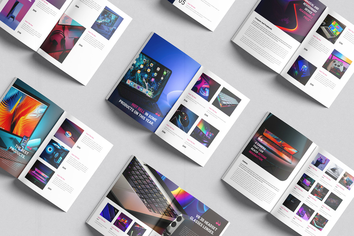 Gadget Product Catalog Template, a Brochure Template by DesignCrest (Photo 9 of 12)