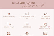 Rose Gold Pink Shopify Theme, a Shopify Template by Macarons and Mimosas (Thumbnail 7 of 10)