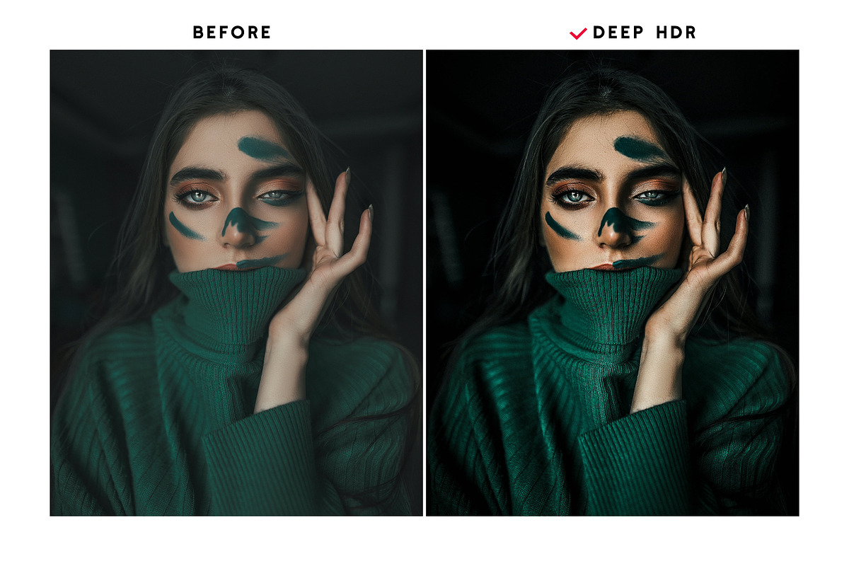 HDR Portrait Lr Presets & Ps Actions, an Action Add-On by Effect-Hub (Photo 9 of 15)