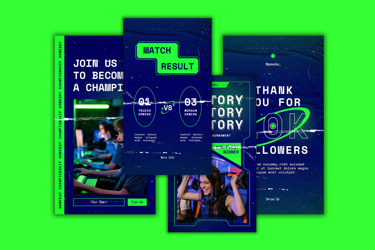 Gaming Instagram Stories Template, a Social Media Template by Healltica.std (Photo 4 of 4)