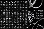 3D Chrome Spirals - Shapes & Object, an Object Graphic by saintricchi (Thumbnail 3 of 7)