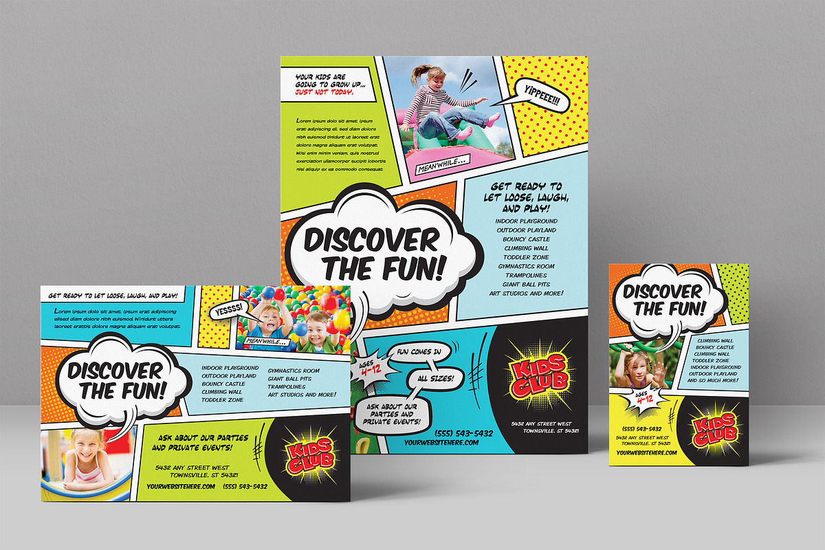 Kids Club Flyer Template, a Flyer Template by StockLayouts (Photo 1 of 3)