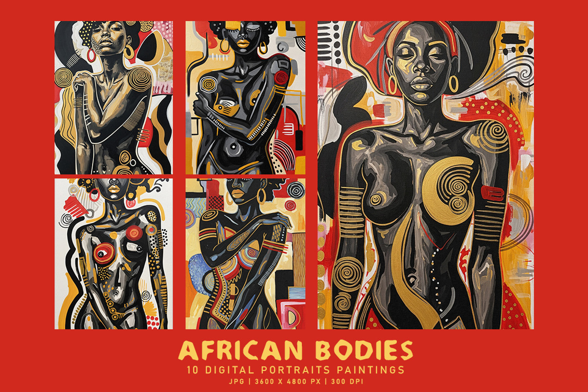 African Bodies, a Decorative Illustration by Digital Art Creations (Photo 2 of 6)