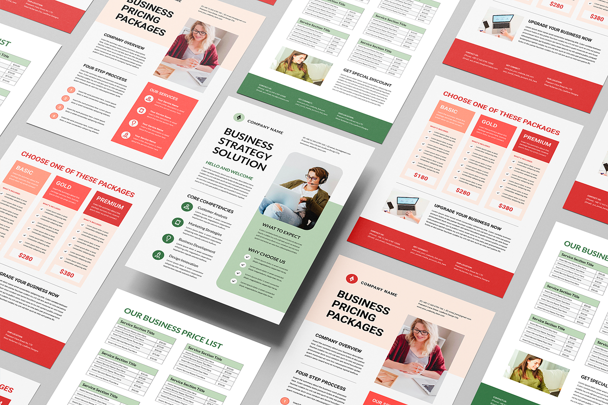 Business Price List Bundle, a Flyer Template by Leaflove (Photo 9 of 10)