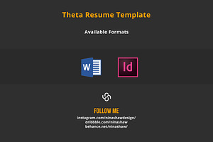 Theta Resume Template