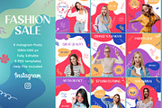 Fashion Sale Instagram, a Social Media Template by Andrew Skoch Design (Thumbnail 1 of 6)